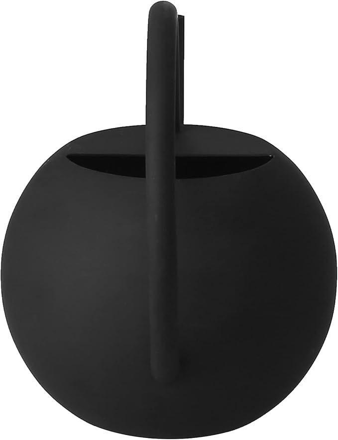 Long Spout Watering Can, 400Ml Stainless Steel Metal Watering Pot for Outdoor and Indoor Plants Decorative Black Colored Watering Can for Gardening Family Gardening