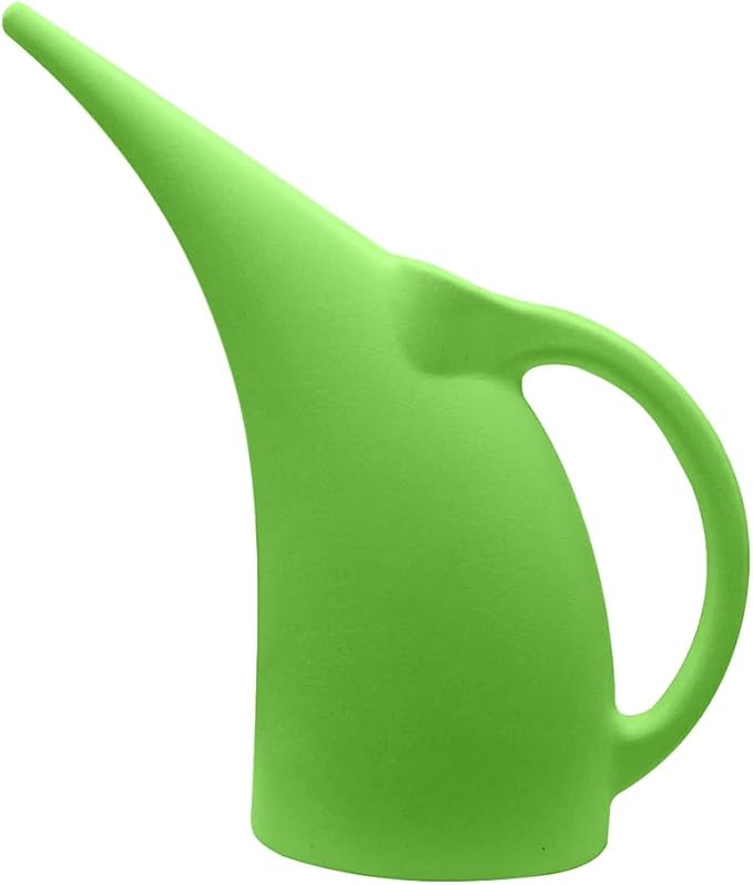 Plastic Watering Can for Plant Garden - 1/2 Gallon - Green