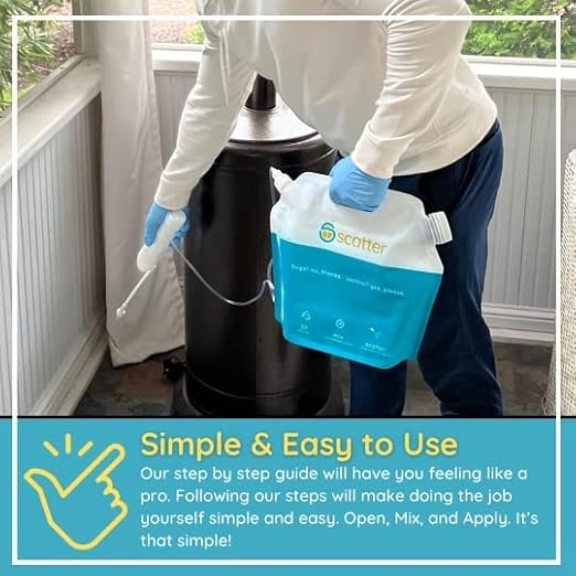 Scatter DIY Pest Control Kit - Home Barrier Pest Control | Pro Grade Insecticide Bug Killer Spray ft. Scatter Unique New SafetyChannel™ | Fast-Acting, Long-Lasting Protection Against Common Pests