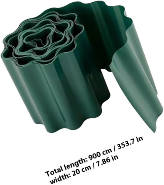 Flexible Plastic Lawn Edging Border Fence Garden Landscape Decorative Path Separator for Flower Beds and Grass Walls Easy No-dig Installation