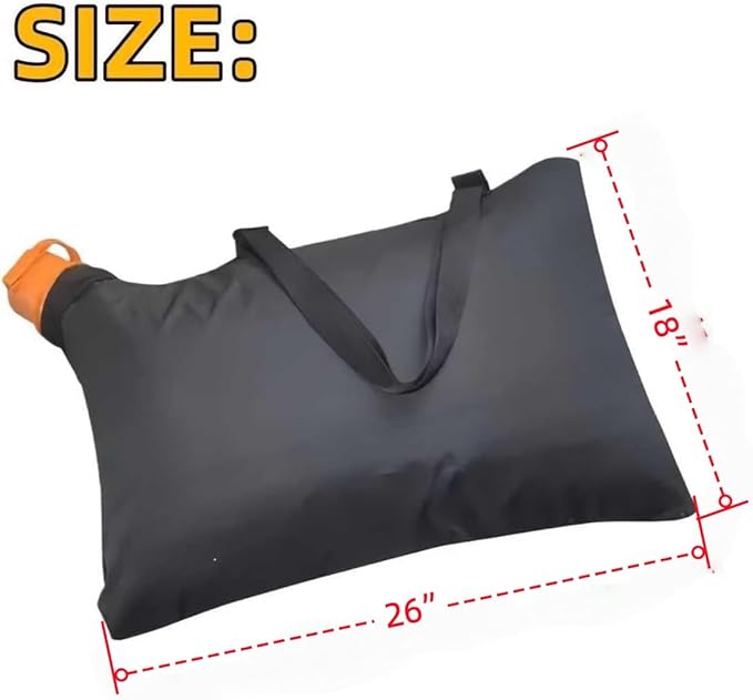 50026858 WGBAG500 Trivac Leaf Collection Bag Fits for Worx Blower Vacuum Cleaner, Replacement Model WG502, WG508, WG505, WG509, WG500, WG501 (1PCS)