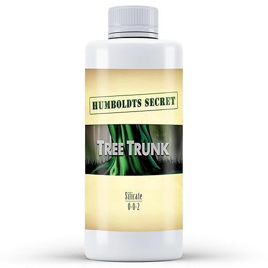 Humboldts Secret Tree Trunk | Potassium Silicate Additive | Liquid Fertilizer for Thicker Stalks, Stress Resistance & Branch Development | Indoor & Outdoor Plant Food, Hydroponic Nutrients, 8 Ounce