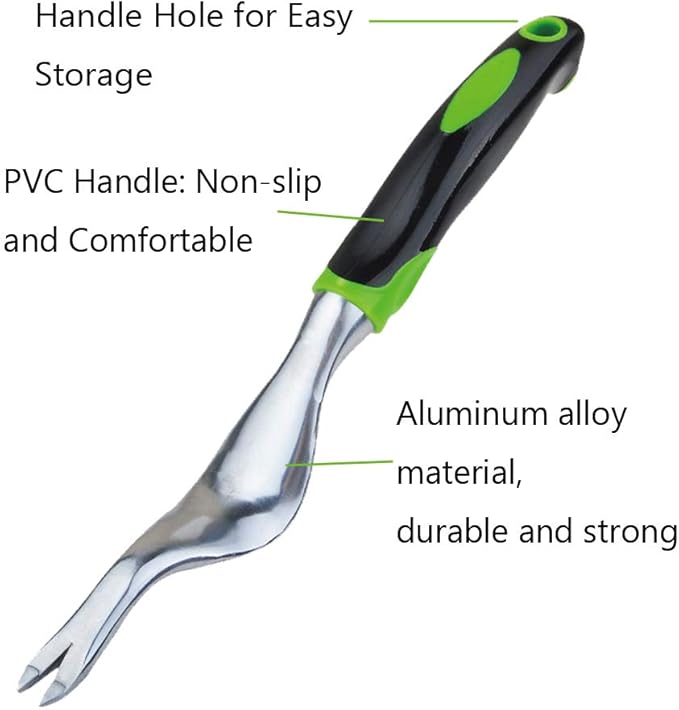 Handheld Weeder Tool - Dandelion Remover, Manual Weed Puller for Garden, Lawn & Yard