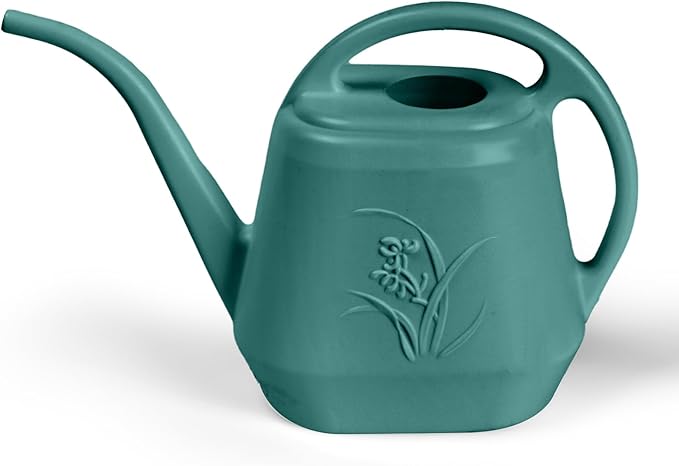 Watering Can - for Home Plant Garden - 1 Gallon - Green