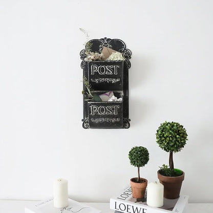 Chic Metal Wall Planter - Indoor/Outdoor Wall Mount Planter for Home Decor