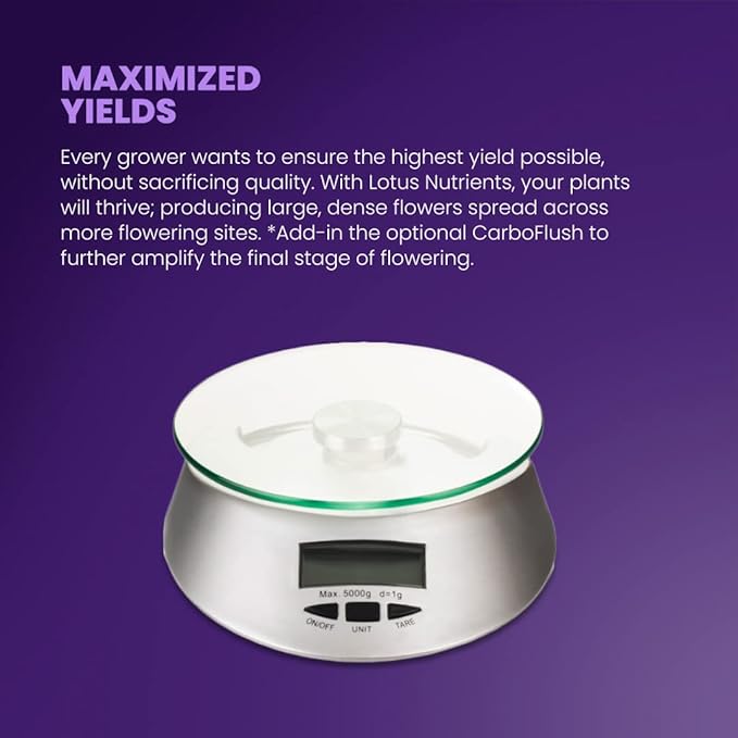 Lotus Nutrients Cal-Mag Pro Series - All Natural Premium Powdered Plant Nutrients with Calcium and Magnesium for Hydroponic Coco Coir and Soil | Improve Plant Health Indoor and Outdoor Gardens (30oz)