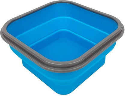 CARTINTS Large 1200ml Collapsible Bowls with Lids Silicone Camping Bowls, with Airtight Lids, Microwave and Freezer Safe, Set of 3
