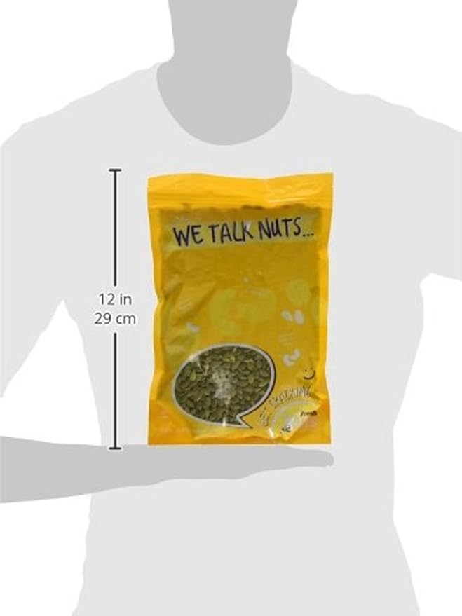Dry Roasted Pepitas/Pumpkin Seeds with Himalayan Salt (2 Lbs.) - Roasted to Perfection in Small Batches for Added Freshness - Vegan & Keto Friendly - Farm Fresh Nuts Brand