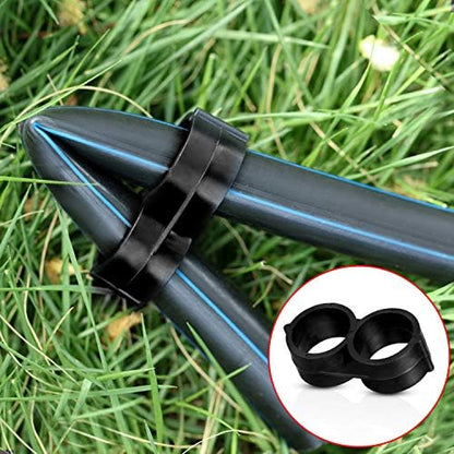 Boao 20 Pack Drip Irrigation Fittings for 1/2 Tubing, 16mm Drip Tubing End Closure Plugs Fitting Kit Trickle Plug Fittings End Cap Connectors for Sprinkler Systems