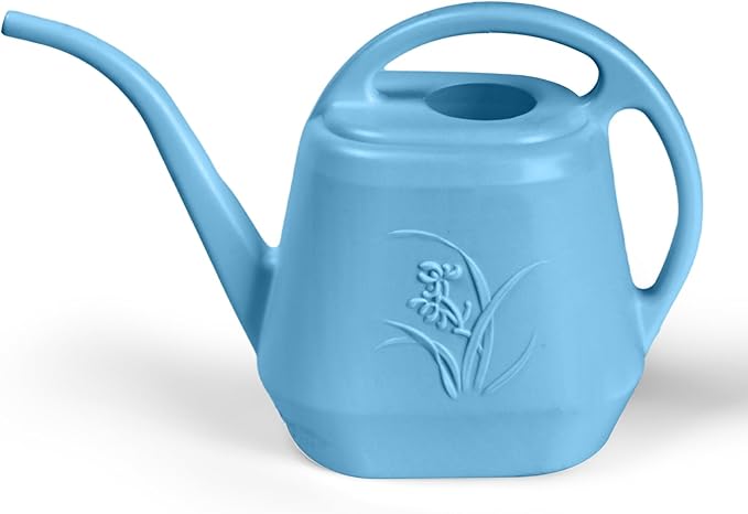 Watering Can - for Home Plant Garden - 1 Gallon - Sky Blue