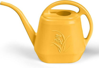 Watering Can - for Home Plant Garden - 1/2 Gallon - Orange