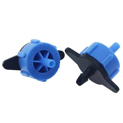 QAZXCDEW- 60 Pcs Drip Irrigation Emitters 1/2 GPH drip emitter 3 Sizes 3 Color for Precise Watering Efficient Agricultural Irrigation Systems(1/2Gph 1Gph 2Gph Drip Irrigation Emitters Each 20