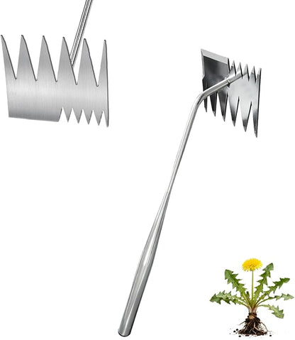 Weed Puller Tool,Weeding Tools Gardening,304 Stainless Steel Garden Tools for Weeding,Weed Tool for Weeding,Digging,Loosening Soil,Easy Weeding and Root Pulling