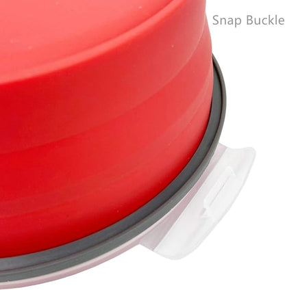 CARTINTS 1200ml Large Collapsible Food Containers Silicone Lunch Containers Silicone Leftover Food Containers, Ideal for Camping Travel, 3Pack