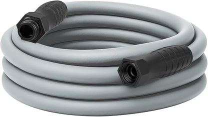 Flexzilla Colors SwivelGrip Garden Hose 5/8 in. x 25 ft., Lightweight All-Weather Water Hose, Durable and Flexible, Leak-Free Connections, Slate Grey