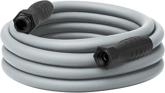 Flexzilla Colors SwivelGrip Garden Hose 5/8 in. x 25 ft., Lightweight All-Weather Water Hose, Durable and Flexible, Leak-Free Connections, Slate Grey