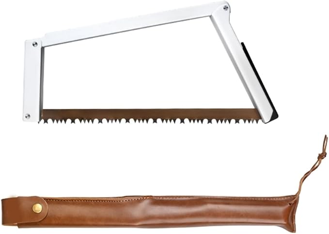 13 Inch Folding Bow Saw Folding Hand Saw,Multifunctional Rectangular Hand Saws for Wood, Bone, Tree Pruning, Camping, Folding Handsaw, Rectangular Saw for Outdoor Camping (silver)