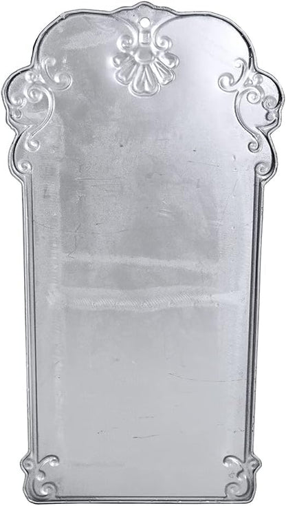 All Chic Metal Hanging Planter Wall Mounted Planters Metal Wall Planter Wall Vase Indoor Outdoor Wall Planter for Farmhouse Decor (Blue)