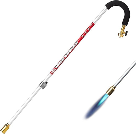 Garden Weasel WeedTorch | Weed Burner with Integrated Lighter | Propane Fire Starter, Torch for Weeds | 98007-A