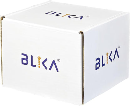 BLIKA String Light Hanging Kits, 170FT Coated Stainless Steel 304 Wire Rope, Outdoor Light Guide Wire, Globe String Light Suspension Kit Included Turnbuckles, Enough Accessories, Use Manual