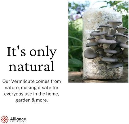 Premium Organic Fine Vermiculite - 10 Cubic Feet, 5-Pack (255 Quarts) - Soil Amendment for Gardens, Essential for Mushroom Cultivation and Potting Succulents