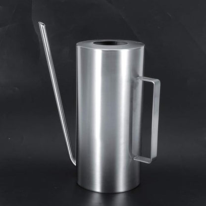 Watering Pot, 1.5L High Capacity Stainless Steel Outdoor Watering Pot with Long Service Life for Home Garden