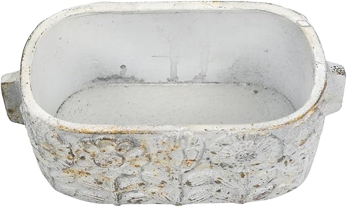 8 inch Pots Planters Indoor Plants Succulent Pots Rectangle Window Box Cactus Plant Containers for Home Decor(No Drainage)