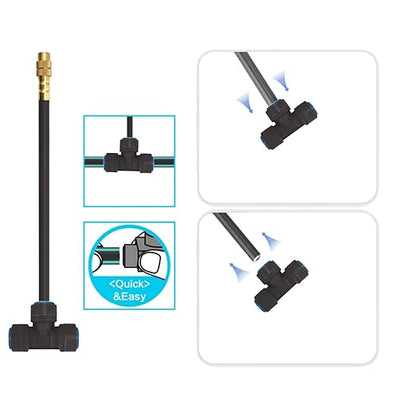 New drip Irrigation kit, Automatic Garden Watering System, Quick Connector and 360-degree Bending Dropper atomizing Copper Nozzle, Garden Plant Lawn Courtyard Watering System.(13 Spray nozzles)