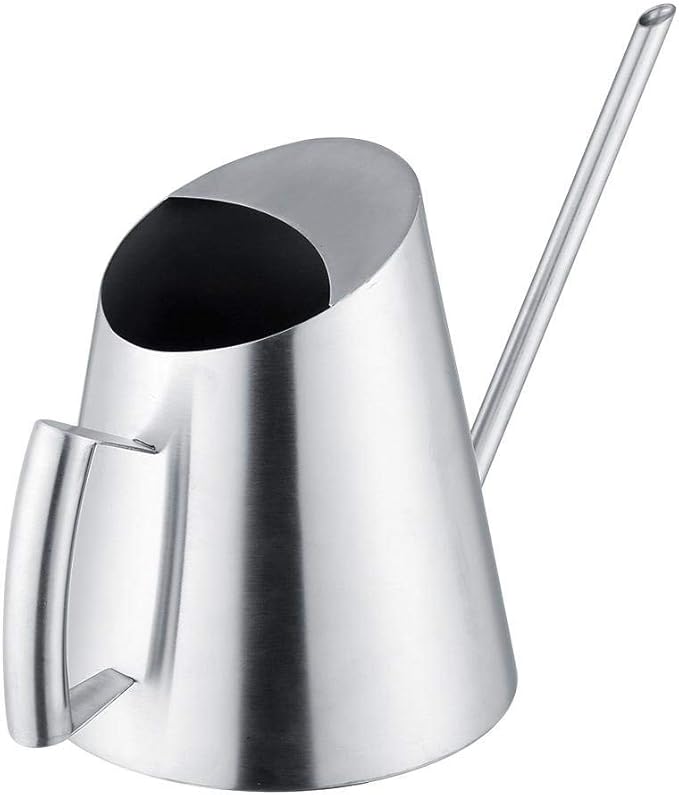 Watering Can, Stainless Steel Watering Can Pot Indoor House Pl Long Spout Watering Can Modern Watering Pot 51oz/1.5L