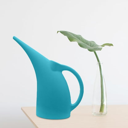 Plastic Watering Can for Plant Garden - 1/2 Gallon - Blue
