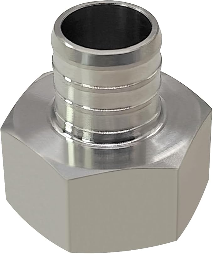 beduan 304 Stainless Steel PEX Garden Hose 3/4" PEX Barb to 3/4" GHT Female Connector Adapter Fitting for Irrigation Watering Outdoor Garden Water