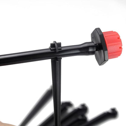 RONYOUNG 202PCS Irrigation Drip Support Stakes 1/4 Inch Tubing Hose Holder