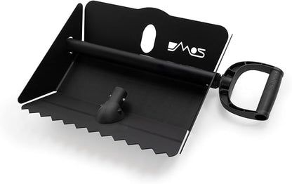 DMOS Stealth Shovel - Lightweight, Heavy-Duty Aluminum Sand & Snow Shovel with Extendable & Collapsible Handle for Camping, Overlanding, Survival, & Off-Road Use - Black/Black - X-Large