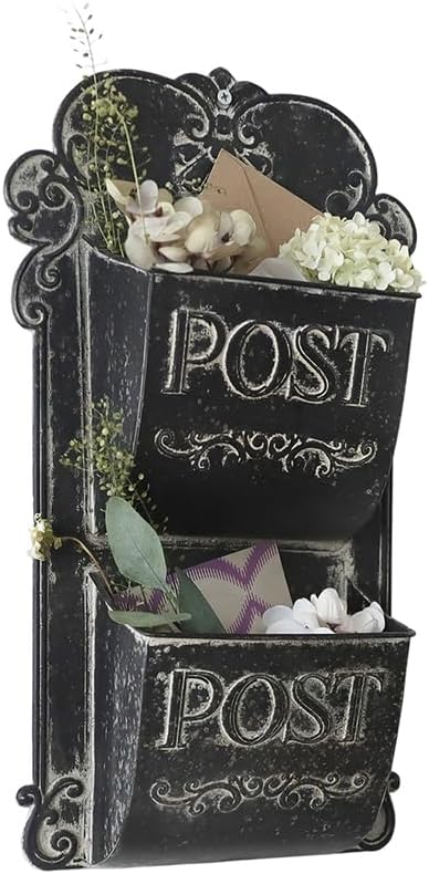 Chic Metal Wall Planter - Indoor/Outdoor Wall Mount Planter for Home Decor