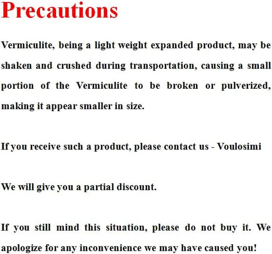 20QT Organic Vermiculite Granules for Plants and Gardening
