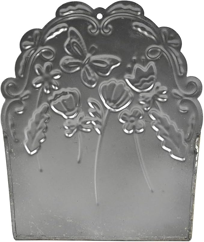 Decorative Hanging Wall Basket Shabby Chic Wall Planter for Indoor Planters Decor Blue Wall Planter Holder Metal Hanging Planter Wall Mounted Planter for Farmhouse Garden Wall Decor