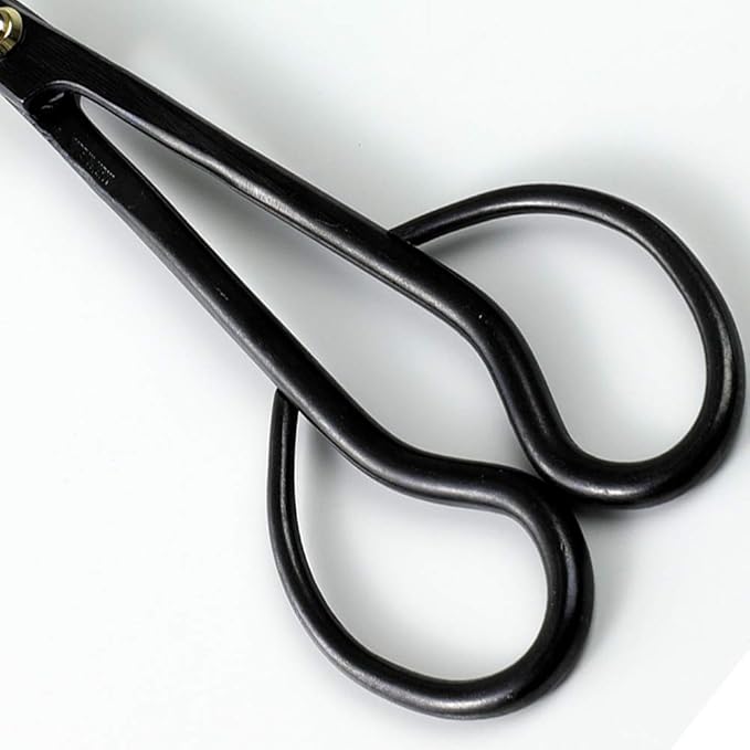 Wazakura Satsuki Bonsai Scissors 7" (180mm) – Hand-Forged Japanese Pruning Shears Made in Japan, S58C Carbon Steel, Precision Bonsai & Garden Tool