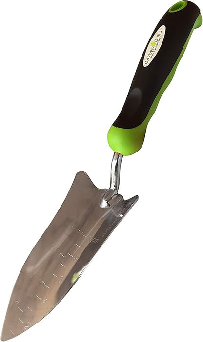 Garden Guru Transplanter Trowel Shovel - Stainless Steel - Rust Resistant - Ergonomic Grip - Perfect Hand Shovel Tool for Gardening Weeding Transplanting and Digging in Garden Beds - 1 Case (50 Pcs)