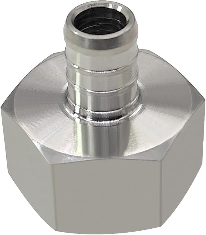 beduan 304 Stainless Steel PEX Garden Hose 1/2" PEX Barb to 3/4" GHT Female Connector Adapter Fitting for Irrigation Watering Outdoor Garden Water