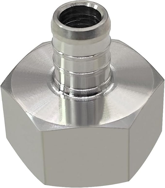 beduan 304 Stainless Steel PEX Garden Hose 1/2" PEX Barb to 3/4" GHT Female Connector Adapter Fitting for Irrigation Watering Outdoor Garden Water
