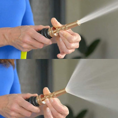 BEAULIFE 304 Stainless Steel Metal Garden Hose 25 Feet with Brass Garden Hose Nozzle Flexible, Portable & Lightweight Kink Free Garden Water Outdoor Hose