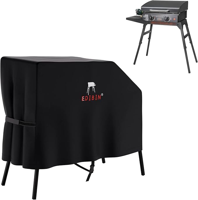 22 inch Griddle Cover for Blackstone 22 inch 17 inch Griddle with Hood and Stand, Grill Cover Exclusively Fits for Blackstone 22” Grill with Hood, 600D Heavy Duty Weather Resistant