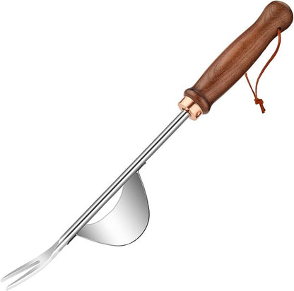 Easy to use Garden Weeding Tool with a Durable Unique Lever Design and V-Shaped Fork for Easy Removal of Weeds and Their Roots(13.58In * 1.13 inches) G-BAR
