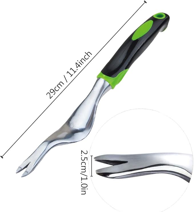 Handheld Weeder Tool - Dandelion Remover, Manual Weed Puller for Garden, Lawn & Yard