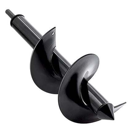 TCBWFY 4"x12"Auger Drill Bit for Planting Digging Holes,Garden Plant Flower Bulb Auger Spiral Hole Drill Rapid Bulb Planter Earth Auger Bit,Compatible to Hex Adjustable Chuck