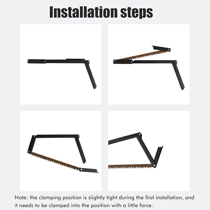 13 Inch Folding Bow Saw Folding Hand Saw,Multifunctional Rectangular Hand Saws for Wood, Bone, Tree Pruning, Camping, Folding Handsaw, Rectangular Saw for Outdoor Camping (black)