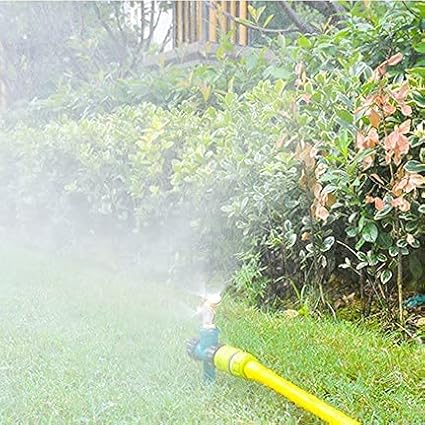 Joywayus Brass Misting Spray Nozzle 1/2" NPT Male 4-Holes Garden Sprinklers Irrigation Connector Water Sprinklers Mister Heads Fitting with Filter Mesh (Pack of 3)