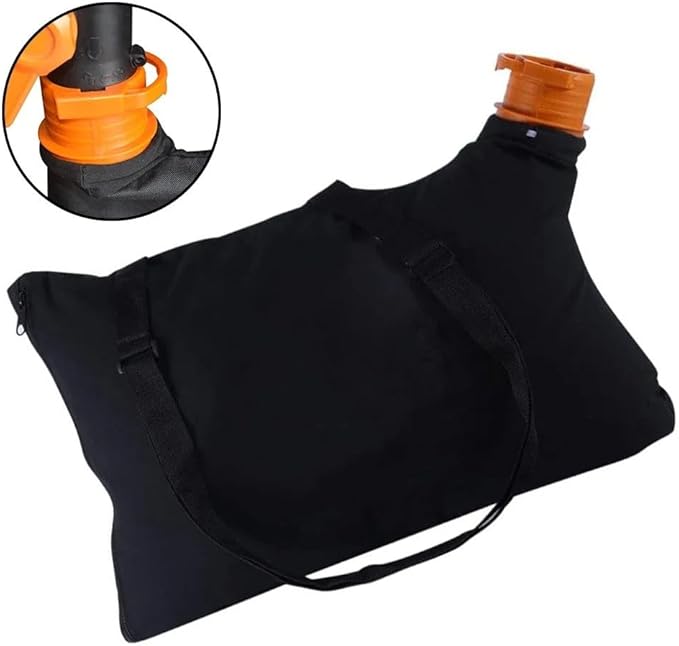 50026858 Leaf Blower Vacuum Bag for Worx Vacuum Cleaner 12 Amp Blower - Trivac Leaf Collection Bag Compatible with Worx WG505 WG509 WG500 WG501 WG502 WG508 Blower with Durable Zipper