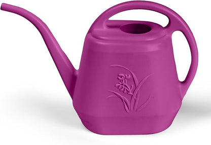 Watering Can - for Home Plant Garden - 1 Gallon - Rose Red