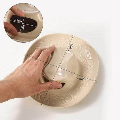 Hanging Wall planters for Indoor Plants, Ceramic Cowboy Wall vases for Flowers, for Bathroom, Living Room, Office, and Home Decor.7.9 x 7.2 x 2.4IN